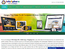 Tablet Screenshot of infospherewebtech.com